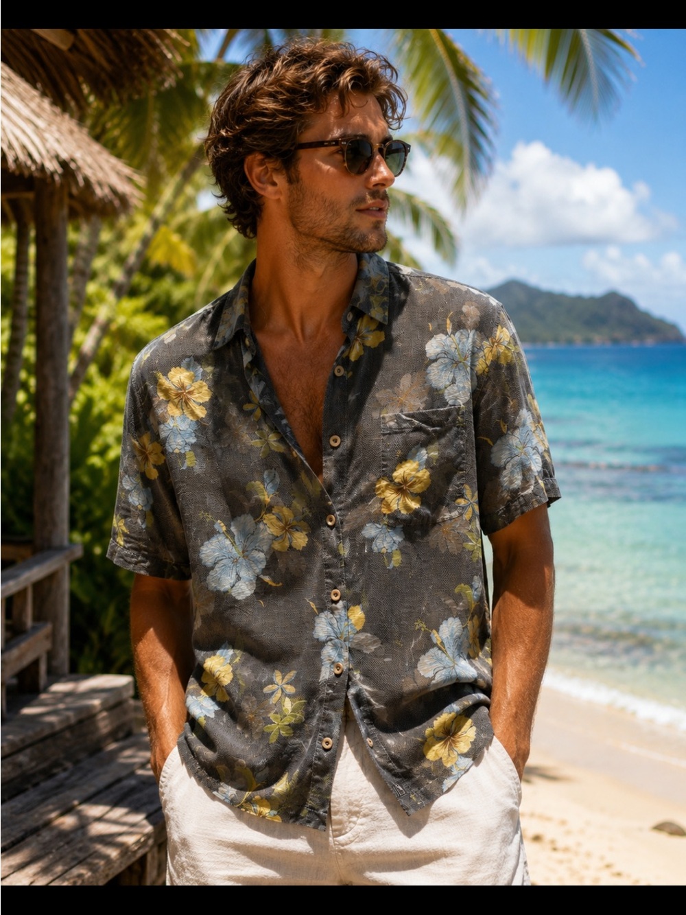 TOMMY BAHAMA, 100% silk Hawaiian 🌺 shirt!